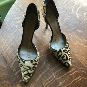 Cheetah print pumps